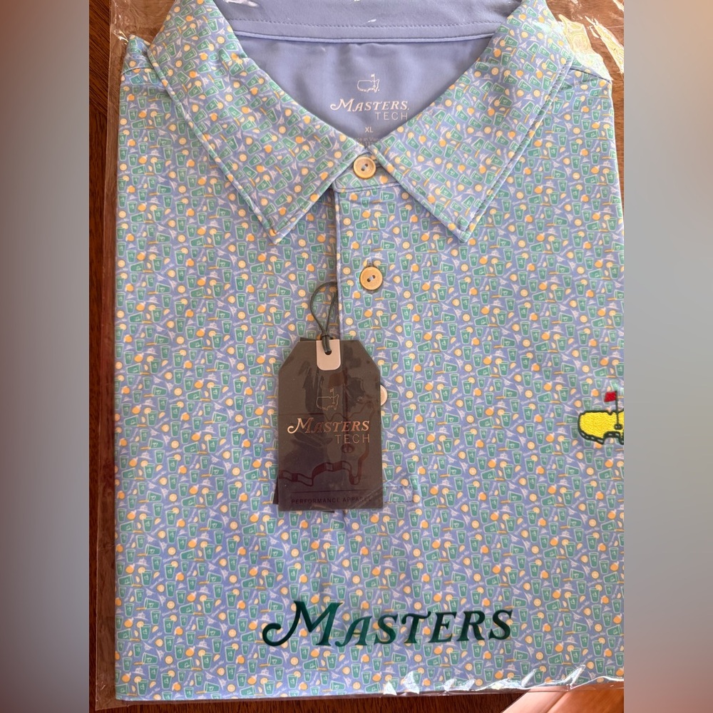 Masters Tech men’s shirt, XL, NWT